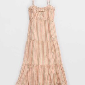 Aerie Striped Tiered Maxi Dress